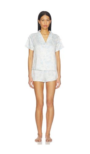 Odessa Charm Shawl Collar Pajama Set With Bows in Baby . - size S (also in XS) - Flora Nikrooz - Modalova