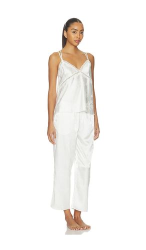 Florence Solid Jacquard Charmeuse Capri Set in . - size L (also in M, S, XS) - Flora Nikrooz - Modalova