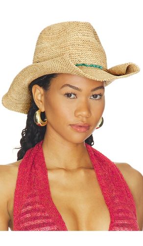 Tanya Crochet Raffia Cowboy Hat in - florabella - Modalova