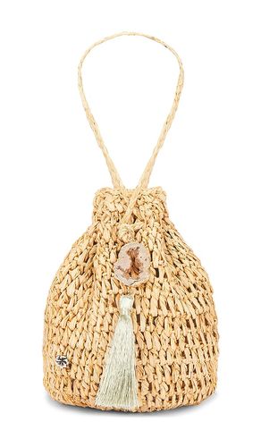 Stintino Hand Crochet Raffia Wristlet in - florabella - Modalova