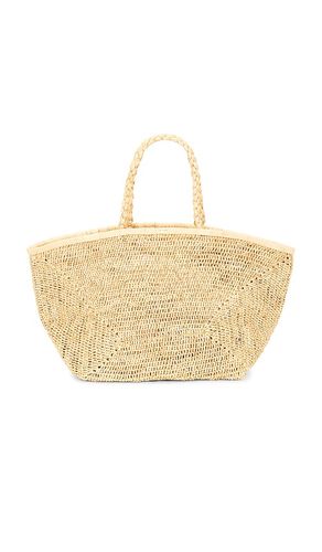 Vallejo Lux Crochet Raffia Tote in - florabella - Modalova