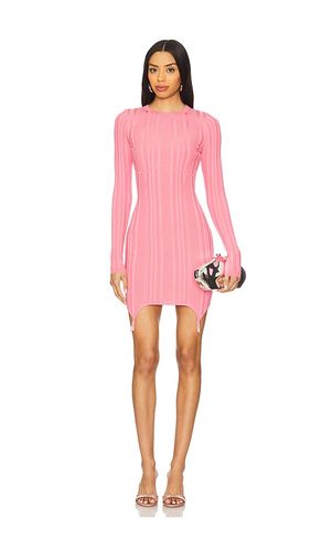 Rib Long Sleeve Garter Dress in . Size M, S, XS - fleur du mal - Modalova
