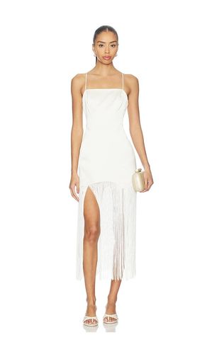 MAXIKLEID AUS SATIN MIT FRANSEN in . Größe M. Also in L - fleur du mal - Modalova