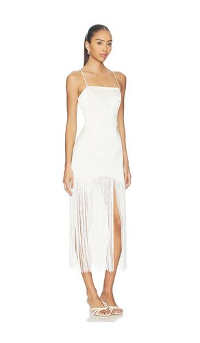 MAXIKLEID AUS SATIN MIT FRANSEN in . Größe L. Also in M - fleur du mal - Modalova