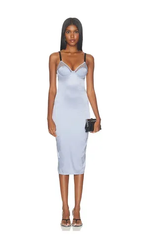 Bebe Midi Slip Dress in Baby Blue. - size 0 (also in 2, 4, 8) - fleur du mal - Modalova