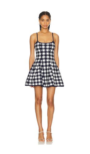 Houndstooth Knit Corset Dress in . - size L (also in M, S, XS) - fleur du mal - Modalova