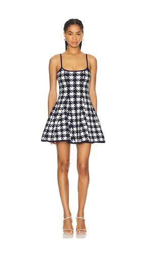 Houndstooth Knit Corset Dress in . - size L (also in S, XS) - fleur du mal - Modalova