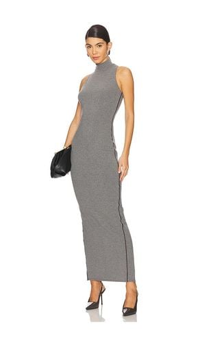 Rib Racer Maxi Dress in Grey. - size L (also in S, XS) - fleur du mal - Modalova