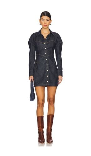 Denim Shirt Dress in Denim-Dark. - size 0 (also in 2, 4, 6) - fleur du mal - Modalova