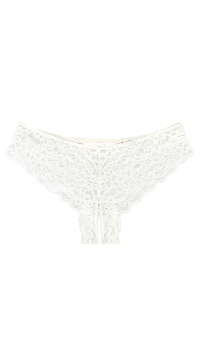 Charlotte Lace Crotchless Panty in . - size 1 (also in 2, 3, 4, 5) - fleur du mal - Modalova