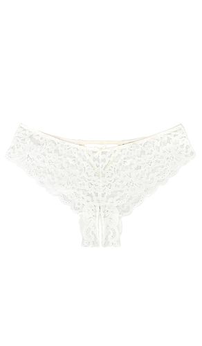 Charlotte Lace Crotchless Panty in . - size 1 (also in 3, 4, 5) - fleur du mal - Modalova