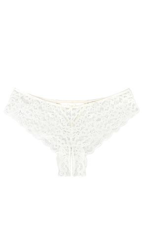 Charlotte Lace Crotchless Panty in . - size 2 (also in 3, 4, 5) - fleur du mal - Modalova