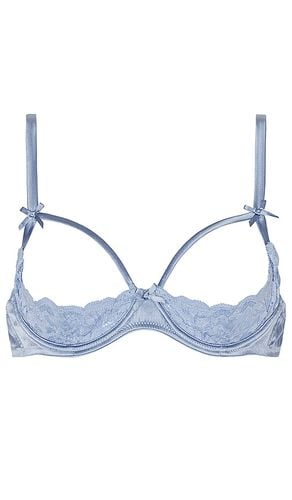 Charlotte Peekaboo Bra in Baby Blue. - size 32C (also in 34B, 34C, 34D, 36B, 36C, 36D) - fleur du mal - Modalova