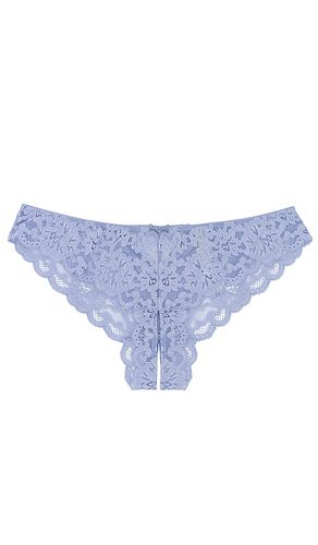 Charlotte Crotchless Panty in Baby Blue. - size 1 (also in 2, 3, 4, 5) - fleur du mal - Modalova