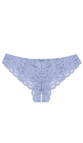 Charlotte Crotchless Panty in Baby Blue. - size 1 (also in 2) - fleur du mal - Modalova