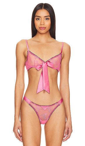 Untie Me Demi Bra in Pink. - size 32B (also in 32C, 32D, 34B, 34C, 36B) - fleur du mal - Modalova