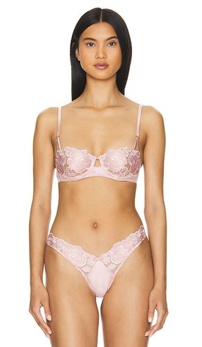 Rose Logo Bra in Rose. - size 32B (also in 32C, 32D, 34B, 34C, 34D, 36C, 36D) - fleur du mal - Modalova