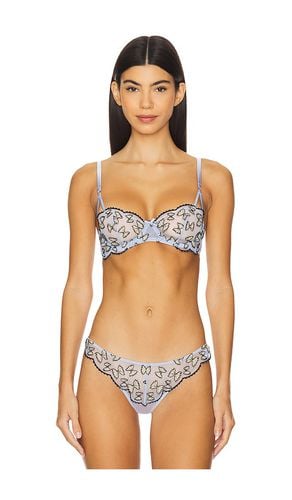 Farfalle Embroidery Balconette in Blue. - size 32B (also in 32C, 34B, 34C, 36C) - fleur du mal - Modalova