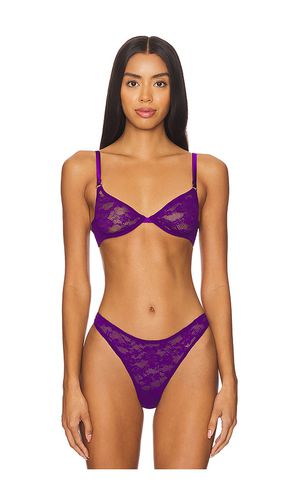 Le Stretch Lace Demi Bra in Purple. - size 32B (also in 32C, 32D, 32DD, 34B, 34C, 34D, 36C, 36D) - fleur du mal - Modalova