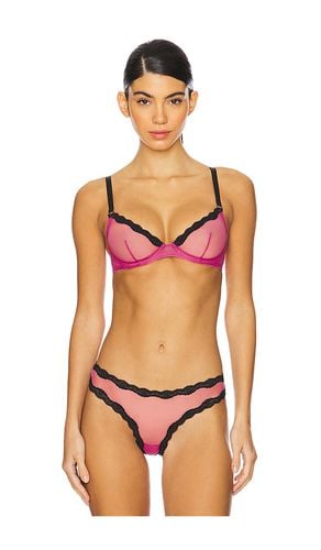 Sheer Tulle Demi Bra in Pink. - size 32B (also in 32C, 32D, 34B, 34C, 34D, 36B, 36D) - fleur du mal - Modalova