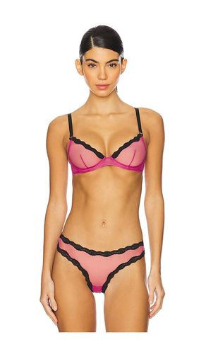 Sheer Tulle Demi Bra in Pink. - size 32B (also in 32D, 34B, 34C, 34D, 36D) - fleur du mal - Modalova