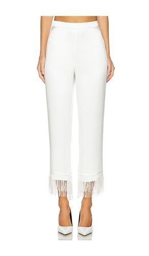 X Galia Lahav Beaded Fringe Silk Pant in . - size L (also in M, S, XS) - fleur du mal - Modalova