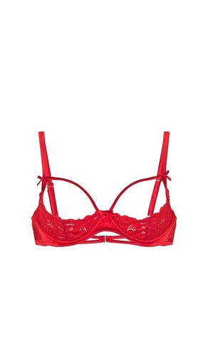 Charlotte Peekaboo Bra in Red. - size 32B (also in 32D, 36B, 36C) - fleur du mal - Modalova