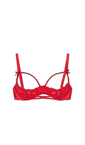 Charlotte Peekaboo Bra in Red. - size 32C (also in 32D, 34B, 34C, 34D, 36D) - fleur du mal - Modalova