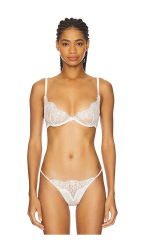 X Galia Lahav Beaded Iris Lace Unlined Demi Bra in White. - size 32B (also in 32C, 32D, 34B, 34C, 34D, 36B, 36C, 36D) - fleur du mal - Modalova