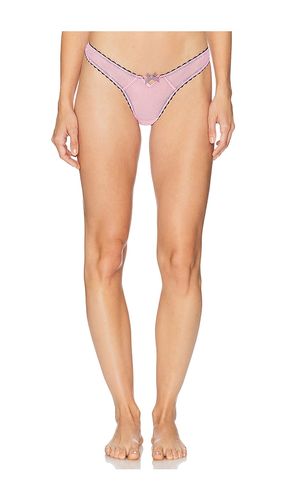 Sabrina Mesh Thong in Pink. - size 1 (also in 2, 3, 4, 5) - fleur du mal - Modalova