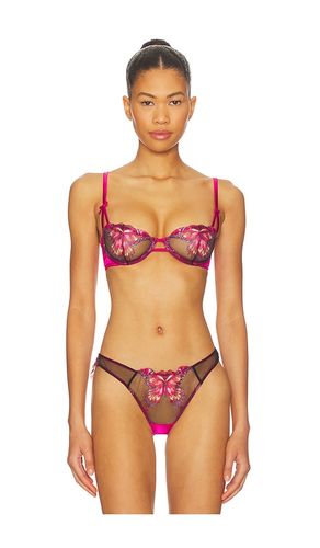 Butterfly Embroidery Balconette in Pink. - size 32B (also in 32C, 32D, 34B, 34C, 34D, 36B, 36C, 36D) - fleur du mal - Modalova