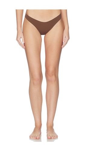 Le Stretch Micro Thong in Brown. - size 1 (also in 2, 3, 4, 5) - fleur du mal - Modalova