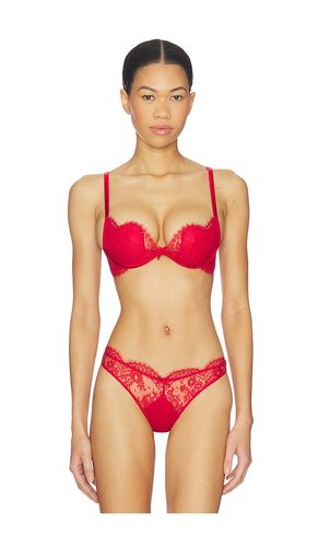 Frankie Lace Seduce U- Plunge Bra in Red. - size 34DD (also in 36D) - fleur du mal - Modalova