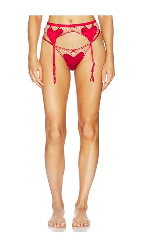 Amour Garter in Red. - size 1 (also in 2, 3, 4) - fleur du mal - Modalova