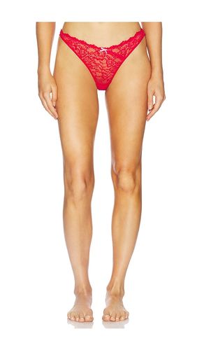 Bianca Lace Thong in Red. - size 1 (also in 2, 3, 4, 5) - fleur du mal - Modalova