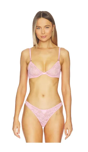 Le Stretch Lace Demi Bra in Pink. - size 32B (also in 38C) - fleur du mal - Modalova