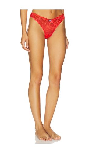 Bianca Lace Thong in Coral. - size 2 (also in 3, 4) - fleur du mal - Modalova