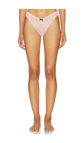 Bianca Lace Thong in Pink. - size 2 (also in 3, 4, 5) - fleur du mal - Modalova