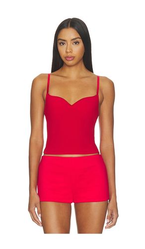 Built-in Bra Cami Top in Red. - size 34D (also in 36A, 36C, 36D, 36DD) - fleur du mal - Modalova