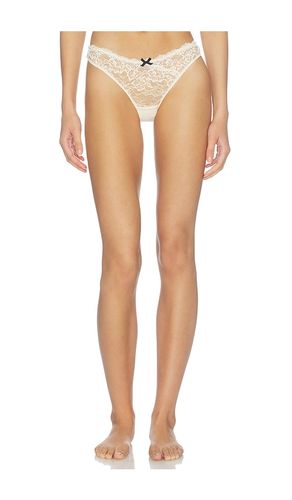 Bianca Lace Thong in Cream. - size 1 (also in 2, 3, 4) - fleur du mal - Modalova