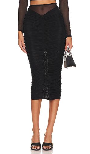 Ruched Midi Skirt in . - size L (also in M, S, XS) - fleur du mal - Modalova