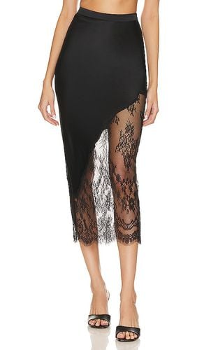 Silk And Chantilly Lace Skirt in . - size L (also in M, S, XS) - fleur du mal - Modalova