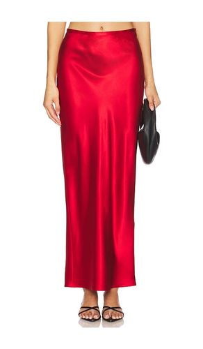 Rose Valentine Midi Skirt in Red. - size L (also in S, XS) - fleur du mal - Modalova