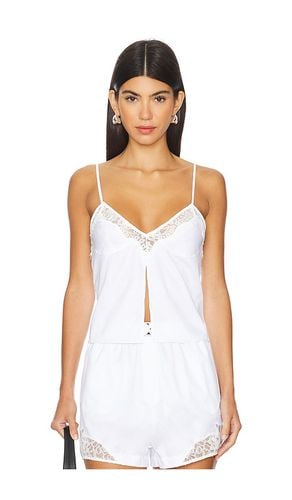 Lace Insert Poplin Cami in . - size L (also in M, S, XS) - fleur du mal - Modalova