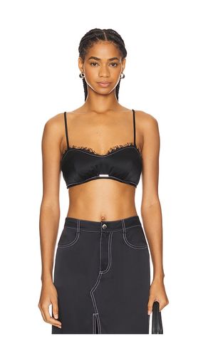 Camisola ultra cropped en color talla L en - Black. Talla L (también en M) - fleur du mal - Modalova