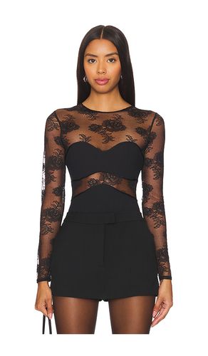 Bouquet Lace And Jersey Bodysuit in . - size L (also in M, S, XS) - fleur du mal - Modalova