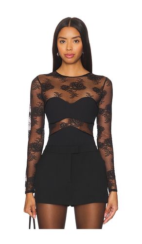 Bouquet Lace And Jersey Bodysuit in . - size M (also in S, XS) - fleur du mal - Modalova