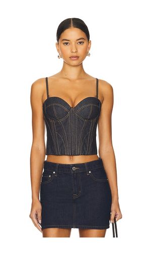 Denim Bustier in Denim-Dark. - size 2 (also in 4) - fleur du mal - Modalova