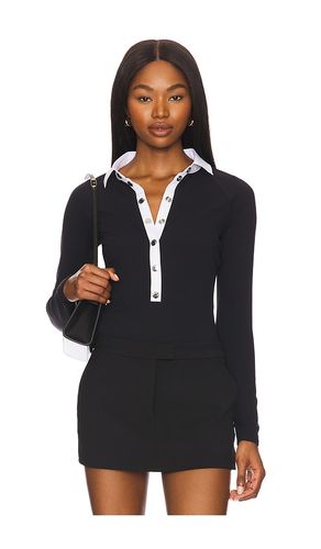 Long Sleeve High Collar Snap Bodysuit in . - size L (also in M, S, XS) - fleur du mal - Modalova