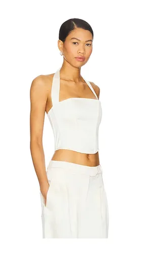 Satin Halter Corset Top in . Size 2. Also in 4, 6 - fleur du mal - Modalova